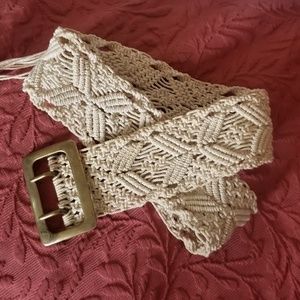 VINTAGE Boho Macrame Belt